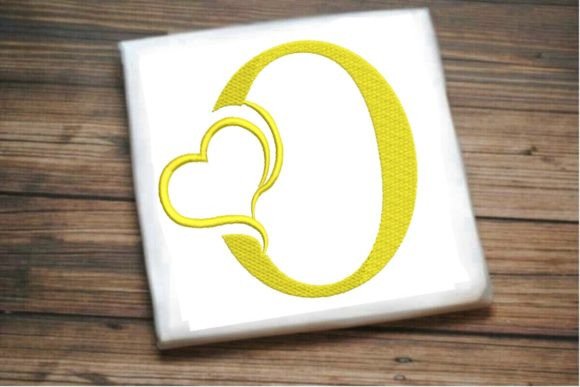 Beautiful O Letter Heart Alphabet