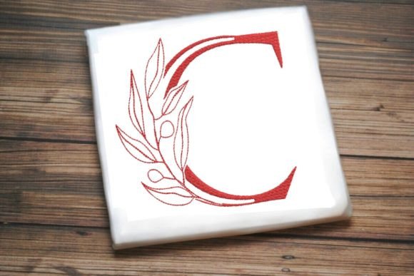 C Letter Enchanted Foliage Alphabet