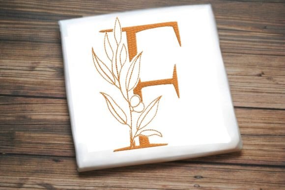 F Letter Enchanted Foliage Alphabet