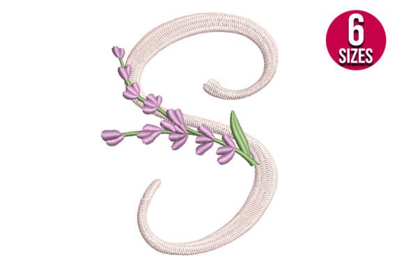 Lavender Font Letter S