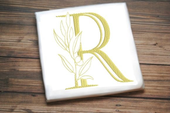 R Letter Enchanted Foliage Alphabet